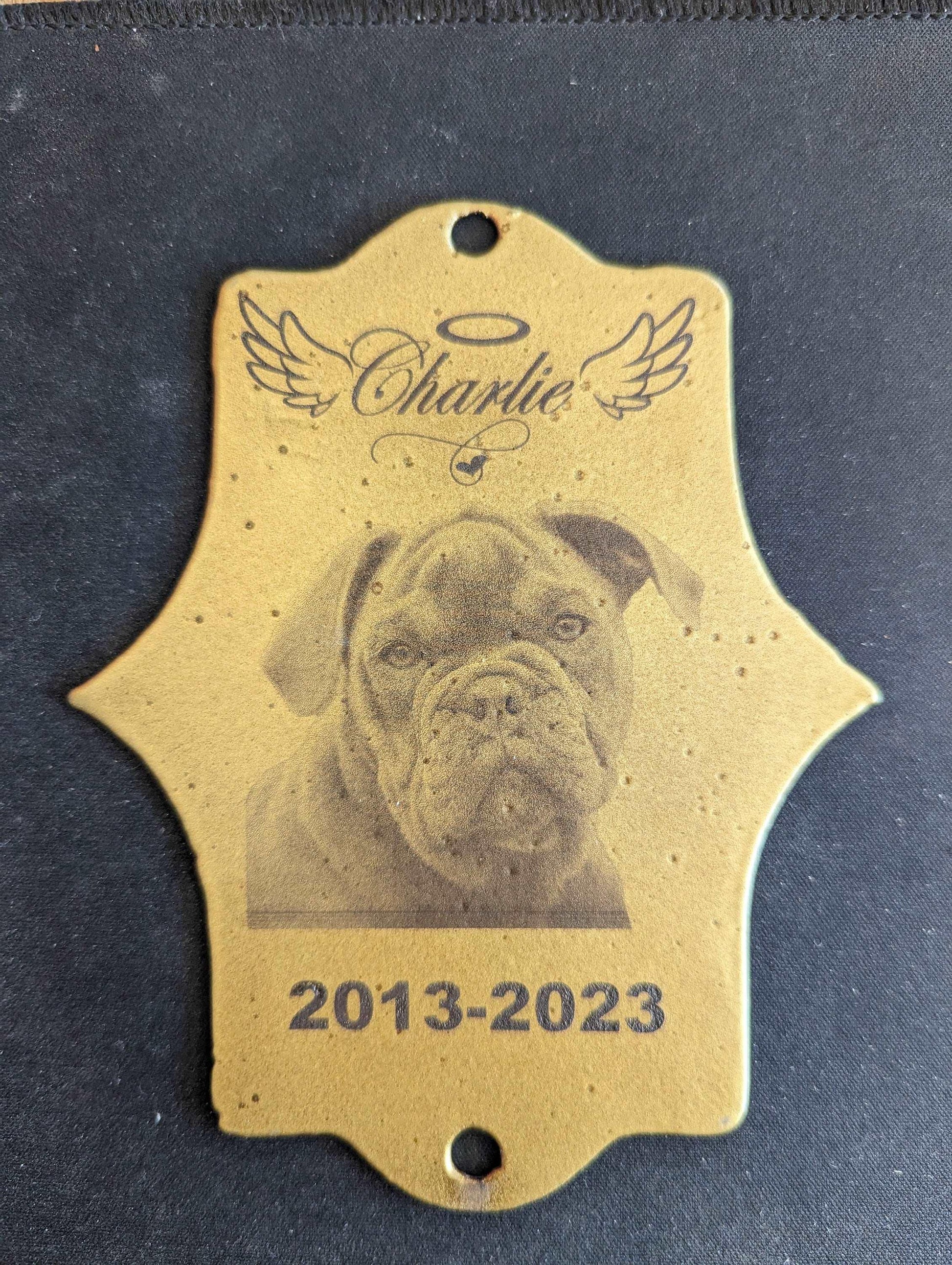 Custom Engraving Metal Stainless Steel Rectangle Tag, Custom Laser Engraving